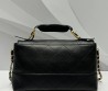 Женская кожаная сумка Chanel черная 28х17х7 2025