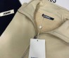 Женская толстовка Jacquemus бежевая с молнией 2025