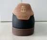 Мужские кожаные кроссовки Brunello Cucinelli черные с коричневой подошвой 2025