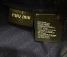 Женский джемпер Miu Miu синий в полоску 2025