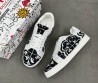 Мужские текстильные кеды Dolce & Gabbana белые с черными узорами 2025