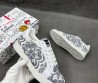 Мужские текстильные кеды Dolce & Gabbana белые с серыми узорами 2025