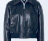 Женская кожаная куртка Bottega Veneta черная 2025
