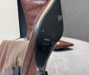 Женские кожаные сапоги Toteme коричневые глянцевые каблук 4 см 2025
