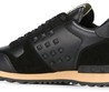 Мужские кожаные кроссовки Valentino Garavani Rockrunner черные