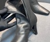 Женские кожаные ботильоны Saint Laurent Jill черные каблук 7 см 2025