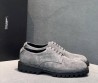 Мужские замшевые ботинки Dolce & Gabbana серые 2025