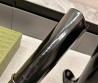 Женские кожаные сапоги Gucci черные глянцевые 2025