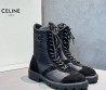 Женские комбинированные ботинки Celine Margaret черные 2025