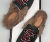 Женские кожаные мюли с мехом Gucci зеленые