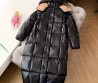 Женский пуховик Moncler Parnaiba черный 2025