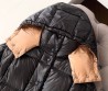 Женский пуховик Moncler Parnaiba черный 2025