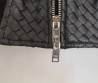 Мужская кожаная куртка Bottega Veneta Intrecciato черная с эффектом плетения 2025
