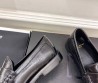 Женские кожаные лоферы Saint Laurent черные глянцевые 2025