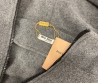 Женская толстовка на молнии Miu Miu серая с капюшоном 2025