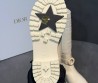 Женские комбинированные сапоги Christian Dior белые на меху 2025