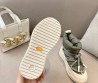 Женские текстильные сапоги дутики Moncler серые 2025