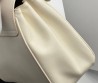 Женская кожаная сумка Celine белая 27х20 см 2025