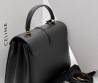 Женская кожаная сумка Celine черная 27х20 см 2025