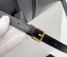 Женская кожаная сумка Celine черная 27х20 см 2025