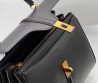 Женская кожаная сумка Celine черная 27х20 см 2025