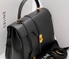 Женская кожаная сумка Celine черная 27х20 см 2025