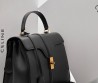 Женская кожаная сумка Celine черная 27х20 см 2025