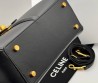 Женская кожаная сумка Celine черная 27х20 см 2025