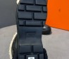 Женские кожаные сапоги Hermes черные с мехом на платформе 4 см 2025