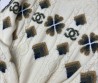Женский шерстяной свитер Chanel молочный с рисунком 2025