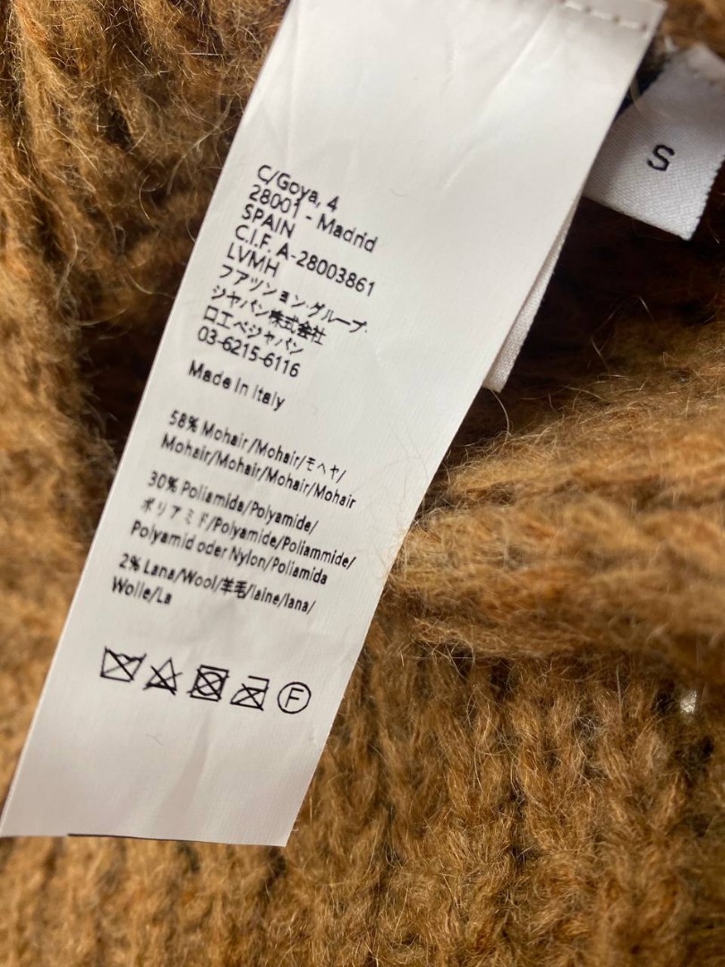 Женский свитер Loewe с логотипом коричневый 2025