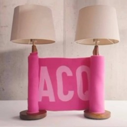 Женский шерстяной шарф Jacquemus розовый 2025