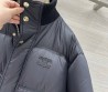 Женский пуховик Celine с логотипом черный 2025