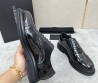 Мужские кожаные ботинки Dolce & Gabbana черные лакированные 2025