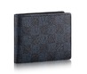 Мужское кожаное портмоне Louis Vuitton Slender Blue