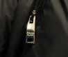 Женский пуховик Prada черный со съемными рукавами 2025