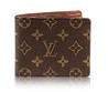 Мужское кожаное портмоне Louis Vuitton Multiple Brown