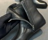 Женские кожаные ботинки Jil Sander черные на молнии 2025
