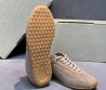 Женские замшевые кроссовки Golden Goose коричневые с серебряной звездой 2025