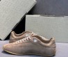 Женские замшевые кроссовки Golden Goose коричневые с серебряной звездой 2025