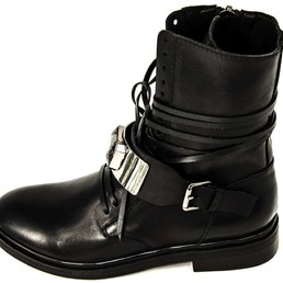 Женские ботинки Casadei Black