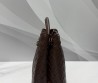 Женская кожаная сумка Bottega Veneta 30х23х16 коричневая 2025