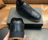 Мужские кожаные кроссовки с мехом Saint Laurent черные 2026