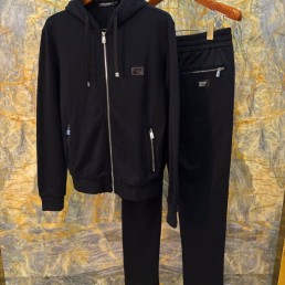 Мужской спортивный костюм Dolce & Gabbana черный 2026