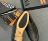 Мужские лоферы из зернистой кожи Ermenegildo Zegna темно-коричневые 2026