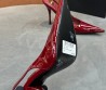 Женские кожаные туфли Saint Laurent красные лакированные каблук 10 см 2026