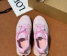 Женские комбинированные кроссовки Loewe Cloudsolo розовые 2026