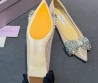 Женские комбинированные балетки Jimmy Choo бежевые сетчатые со стразами 2026