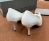 Женские кожаные туфли лодочки Balenciaga белые каблук 8,5 см 2026