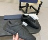 Мужские кожаные кеды Christian Dior черные матовые 2026